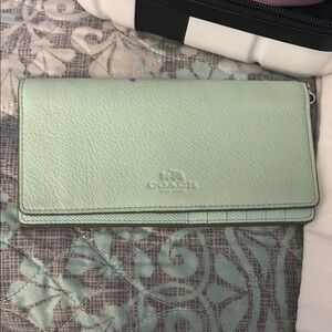 Coach Mint Green Women's Wallet